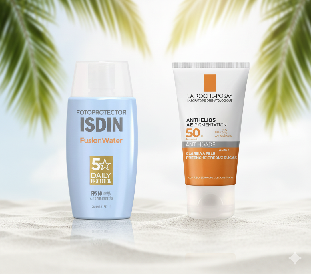 Comparativo: ISDIN Fusion Water vs. La Roche-Posay Anthelios Airlicium