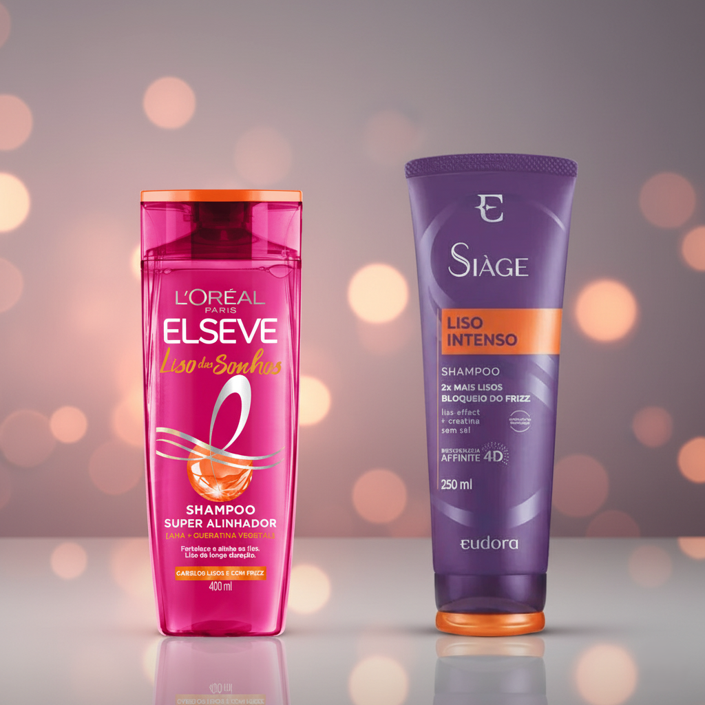 Post comparativo: Elseve vs Eudora. Qual shampoo para cabelos lisos vale mais a pena?